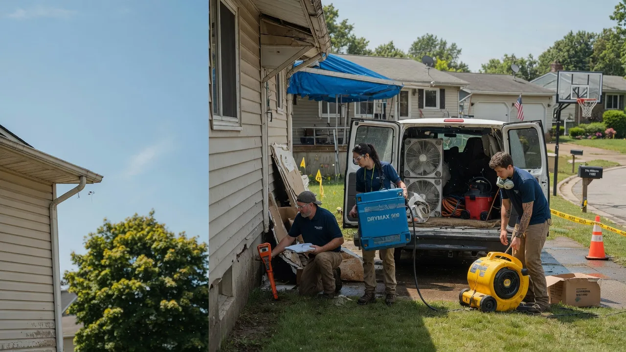 Ceiling Leak Cleanup in Curtiss, WI near me